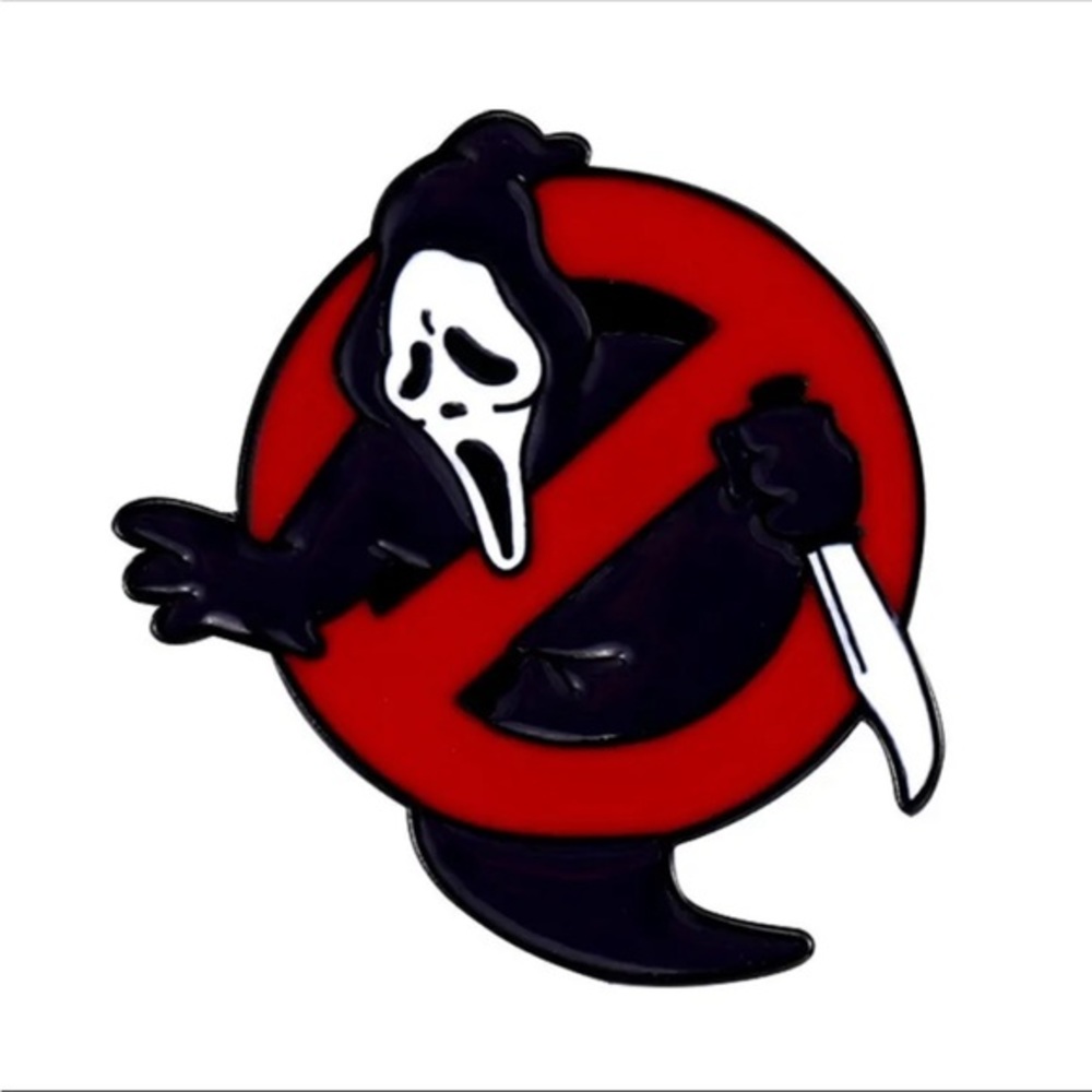 5/20$  Scream Ghost Face Ghostface Horror Kawaii Aesthetic Goth Enamel Pin - Picture 11 of 16
